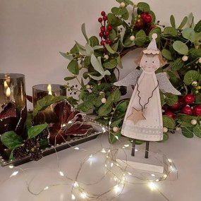 DECOLED Dekorácia, anjel, 11,5 x 4 x 23 cm