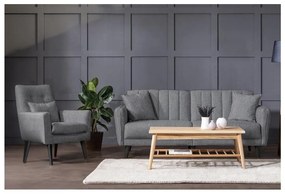 Sedacia súprava Aquamarine (tmavosivá). Akcia -18%. Vlastná spoľahlivá doprava až k Vám domov. 1101484
