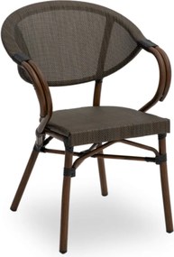 VENUS záhradná stolička s podrúčkami blue