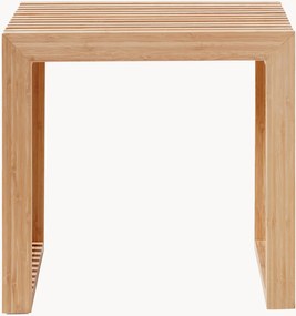 Ručne vyrobená taburetka z bambusového dreva Rib