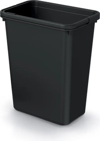 Prosperplast Závesný odpadkový kôš SYSTEMA BASIC, 10 l, 27 x 18 x 33cm, čierny