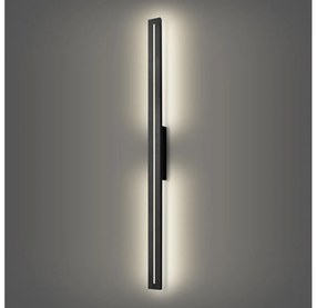 Brilagi - LED vonkajšie nástenné svietidlo LINEO LED/24W/230V 4000K IP65 čierne
