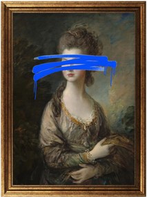 Nástenná dekorácia v ráme Altered Mona
