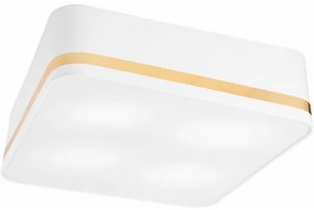 Stropné svietidlo SIRJA SQUARE 4xE27/60W/230V 45x45 cm biela