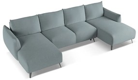 Svetlomodrá rohová pohovka Malie – Makamii