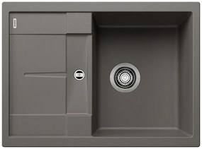 Blanco Metra 45 S Compact, silgranitový drez 680x500x190 mm, 1-komorový, sivá vulkán, BLA-527286