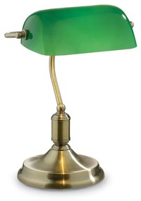 IDEAL LUX Stolová lampa LAWYER, bronzová