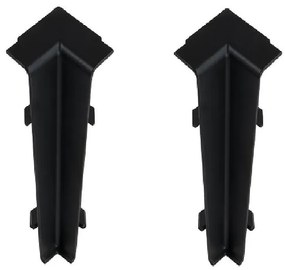 Vnútorný rohovník Hi-Line 9005 Čierny - 2 ks