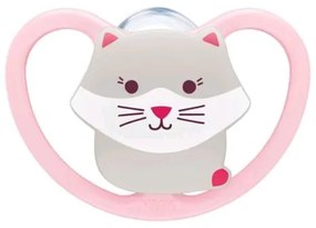 NUK Cumlík Space NUK 0-6m mačička BOX