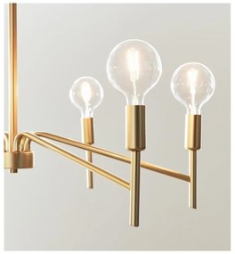 Závesné svietidlo v zlatej farbe Markslöjd Monarch, ø 70 cm