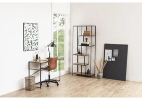 Knižnica SARON dub/čierna