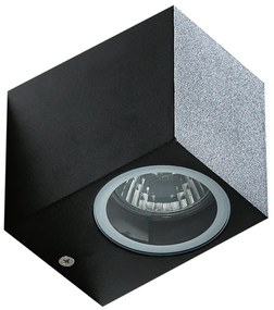 Azzardo AZ4267 - Vonkajšie nástenné svietidlo RIMINI 1xGU10/35W/230V IP54 hranatý