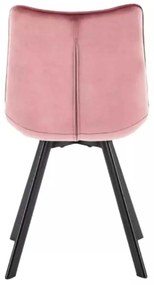 LuxuryForm DESIGN Jedálenská stolička ORLEN VELUR - ružová
