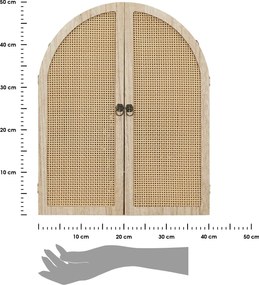 Zrkadlo Lumera, béžové