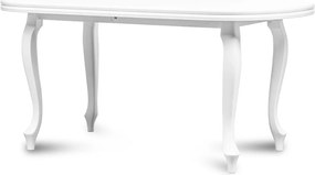 Rozkládací jídelní stůl ALTIS 160 cm bílý