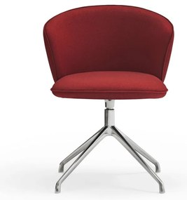 Vínovočervené čalúnené jedálenské kreslá v súprave 2 ks Add – Teulat