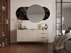 KOMODA FLORENCE WARMSKÝ ORECH / KAŠMÍR 156 cm