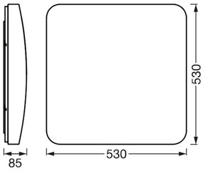 Ledvance - LED Stmievateľné stropné svietidlo SMART+ CLEAM LED/42W/230V Wi-Fi