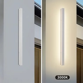 BRILAGI - LED vonkajšie nástenné svietidlo LINEAR LED/22W/230V 3000K IP65 100 cm biele CRI 90