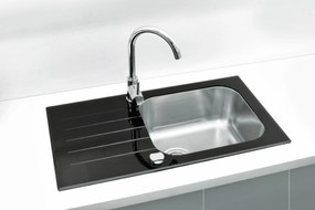 ALVEUS CZ ALTONE 20 černá- sklo 780x435 mm - F