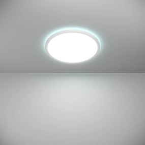 Eglo 901472 -LED RGBW St. kúpeľ. svietidlo ROVITO 18,5W/230V pr.38,9cm IP44 biela