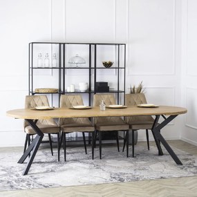 PROXIMA.store - Čalúnená jedálenská stolička CORK FARBA: béžová