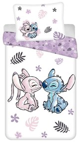 Bavlnené detské obliečky na jednolôžko 140x200 cm Lilo and Stitch - Jerry Fabrics