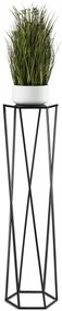 Kvetinový stojan LOFTSTYLE III 100 cm čierny