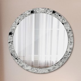 Okrúhle ozdobné zrkadlo Šablóna fi 90 cm