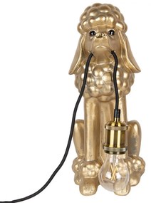 Dekor zlaté stolné svietidlo PUDLÍK