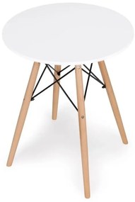 Jedálenský stôl 60 cm biely