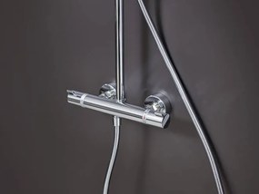 Hansgrohe Croma Select S, Showerpipe 280 1jet EcoSmart 9 l/min s termostatom, chróm, HAN-26794000