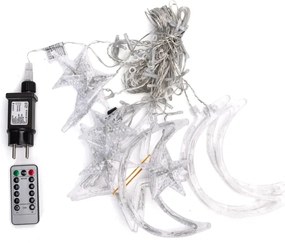 Aigostar - LED RGBY Vonkajší vianočný svetelný reťazec 120×LED/6W/230V/8 funkcií 3×0,6 m IP44 + diaľkové ovládanie