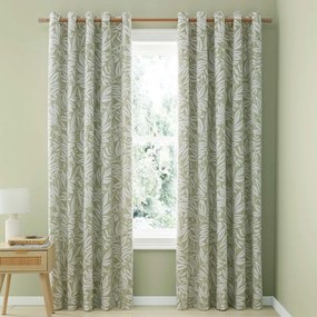 Zelené závesy v súprave 2 ks 168x229 cm Sorrel Leaves – Catherine Lansfield