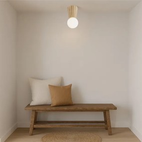 Argon 8973 - Kúpeľňové stropné svietidlo VOLANTE 1xG9/6W/230V IP44 pr. 12 cm béžové