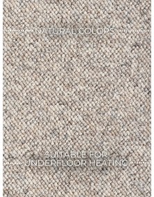 Sivokrémový prateľný koberec 160x230 cm Rocco Dark Cream – Elle Decoration