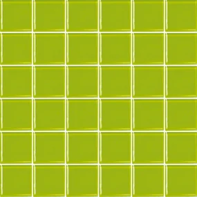 Sklenená mozaika Premium Mosaic zelená 31x31 cm lesk MOS50PI