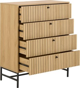Komoda Albany 80 cm dub přírodní