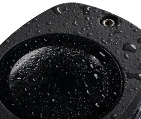 Kanlux 38884 - Vonkajšie nástenné svietidlo ZEVI 1xGU10/10W/230V IP54 čierna