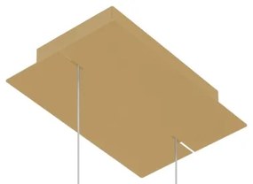 Thoro TH.221 - LED Luster na lanku RIO LED/30W/230V CRI95 4000K pr. 55 cm zlatá