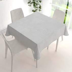 Biante Dekoračný štvorcový obrus Porto PRT-003 Sivá režná 70x70 cm