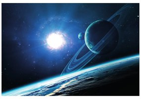 Samolepiaca tapeta planéta vo vesmíre