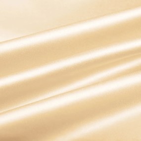 Biante Saténový obdĺžnikový obrus polyesterový Satén LUX-057 Béžový 140x160 cm