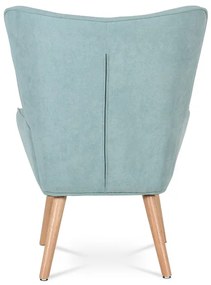 BONTEC Kreslo ušiak, modrá látka, AK-302 BLUE2 Farba: Šedá