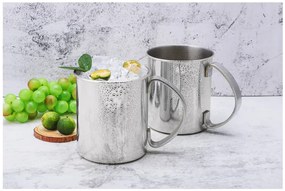 Echtwerk Hrnček z nehrdzavejúcej ocele Moscow (2 kusy, strieborná, 1000 ml)  (100343375)