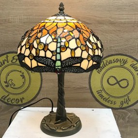 Kolekcia Tiffany lampy DRAGONFLY YELLOW