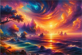 Obraz - Magický svet (90x60 cm)
