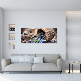 Obraz - Šťavnaté čučoriedky (120x50 cm)