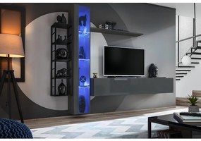 Obývacia stena Switch Met VII grafit