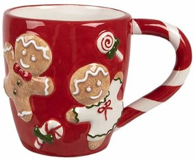 Model Car 325 Ml Red Ceramic Drinking Cup - 14*9*10 cm / 325 ml